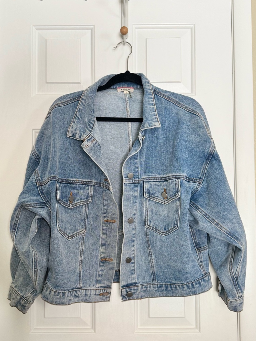 EUC ANDREE BY UNIT Light Blue Denim Jacket - Relaxed Fit